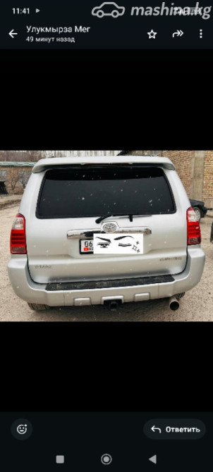 Toyota 4Runner IV Рестайлинг 4.0, 2006 Bishkek - photo 5