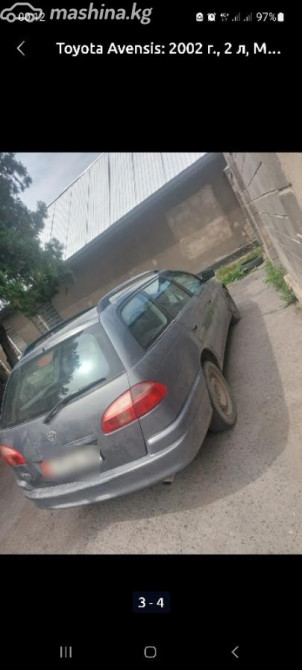 Toyota Avensis I Рестайлинг 2.0, 2002 Бишкек - изображение 3