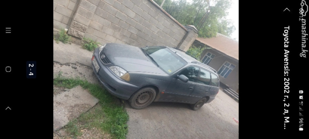 Toyota Avensis I Рестайлинг 2.0, 2002 Бишкек - изображение 1