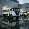 Cпециальный вахтовый автобус 7722Т2-20 на базе полноприводного шасси Shacman (6x6) Бишкек