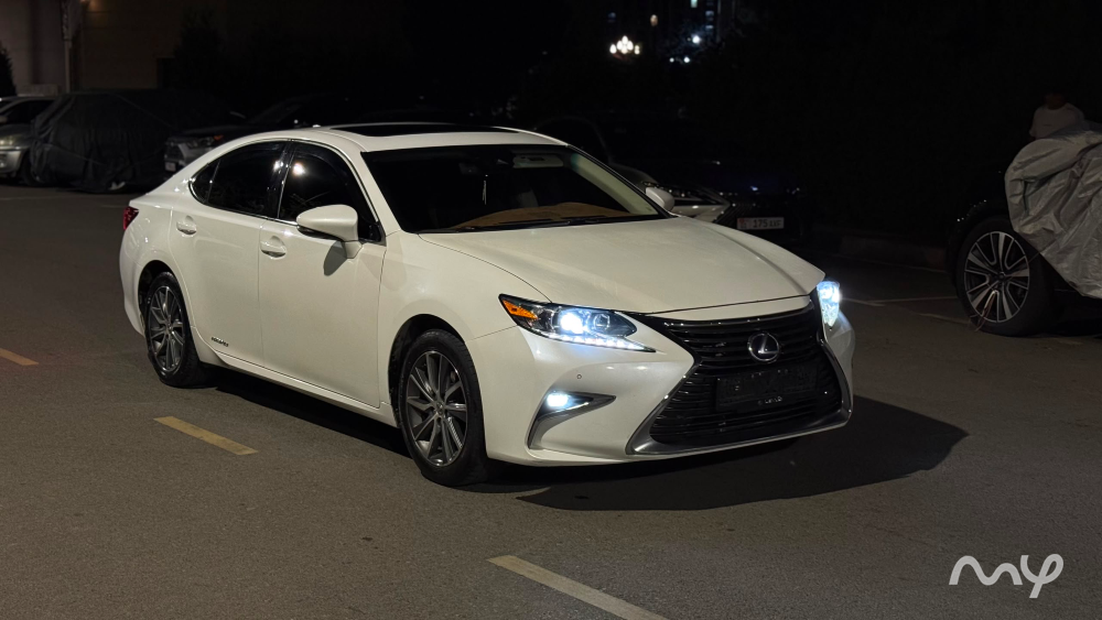Продается Lexus ES Год выпуска: 2017 Пробег: 170.000 km Кузов: седан Цвет: Белый Топливо: гибрид М Бишкек - изображение 7