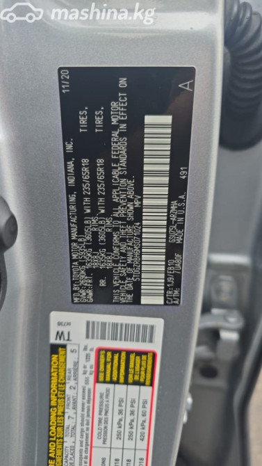 Toyota Highlander IV (U70) 3.5, 2021 Bishkek - photo 4