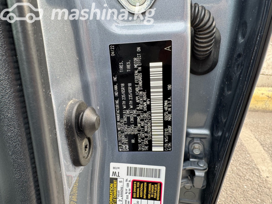 Toyota Highlander IV (U70) 3.5, 2022 Bishkek - photo 4