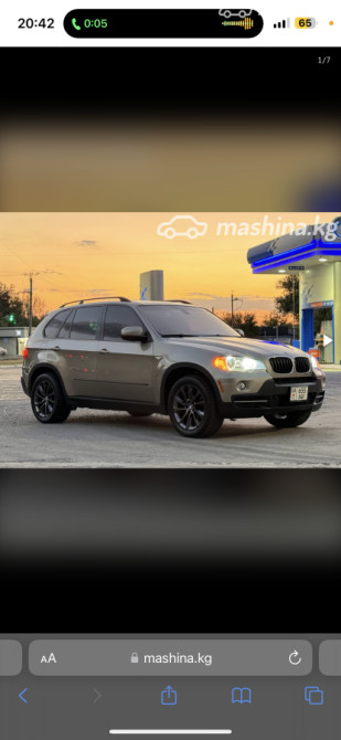 BMW X5 II (E70) 30i 3.0, 2008 Бишкек - изображение 1